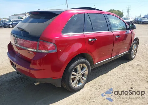 2010 Lincoln Mkx из США, поврежденный, VIN 2LMDJ6JC3ABJ23169